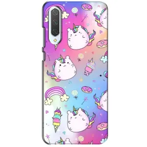 Чехол Unicorn на Xiaomi CC9 (Радуга и Единорог)