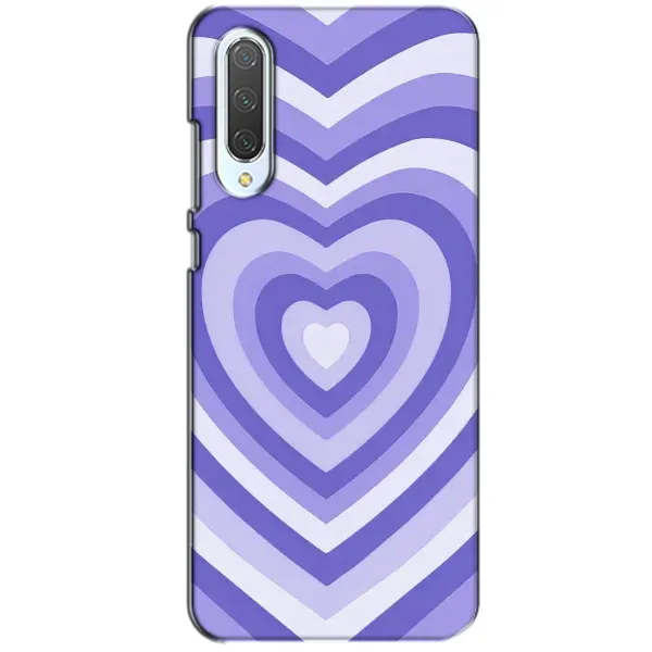 Чехол с рисунком «Сердце фиолет» для Xiaomi CC9