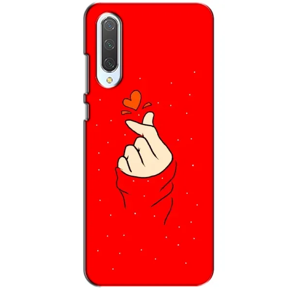 Чехол с рисунком «Сердце на красном» для Xiaomi CC9 Чехол с рисунком «Сердце на красном» для Xiaomi CC9