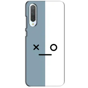 Чохли (ТПУ) (смішні стікери) для Xiaomi CC9 (Сіро-білий)