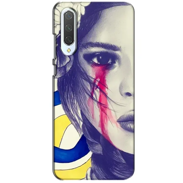 Чехол с рисунком «Слезы Украины» для Xiaomi CC9 Чехол с рисунком «Слезы Украины» для Xiaomi CC9
