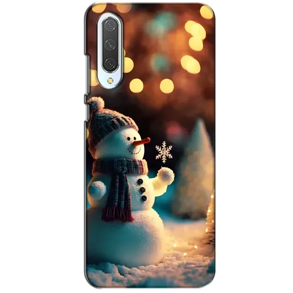 Чехол с рисунком «Снеговик праздничный» для Xiaomi CC9