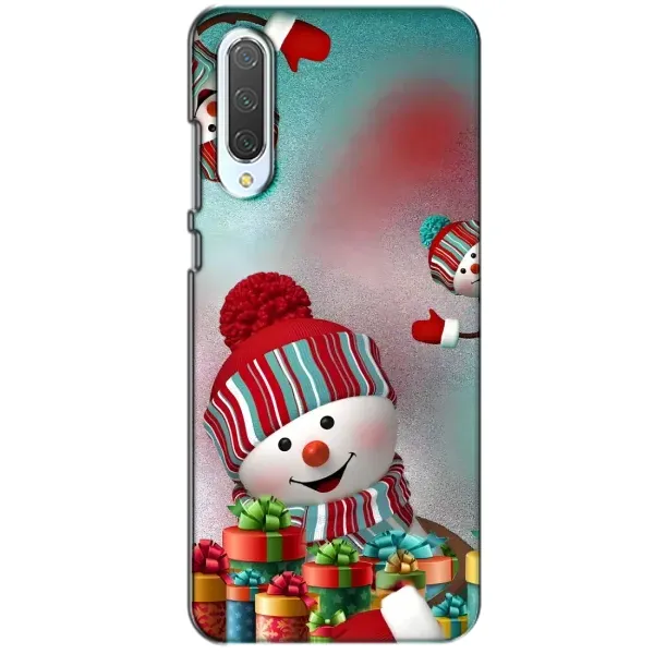 Чехол с рисунком «Снеговик в шапке» для Xiaomi CC9