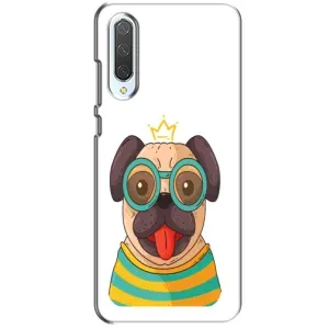 Бампер для Xiaomi CC9 с картинкой "Песики" (Собака Король)