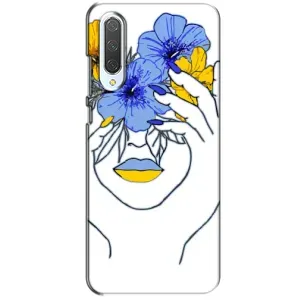 Чехол на Xiaomi CC9 Украинский дизайн (Украинка на всю голову)