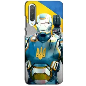 Силиконовый Чехол на Xiaomi CC9 (Я-Украина) (Украинский робокоп)