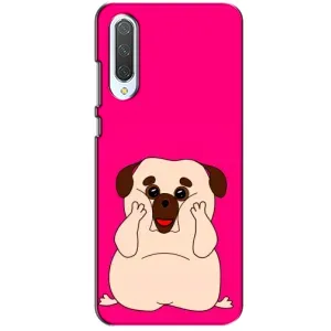 Чехол (ТПУ) Милые собачки для Xiaomi CC9 (Веселый Мопсик)