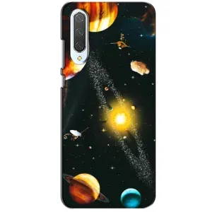Чехол (ТПУ) с планетами на Xiaomi CC9 (Вид с космоса)