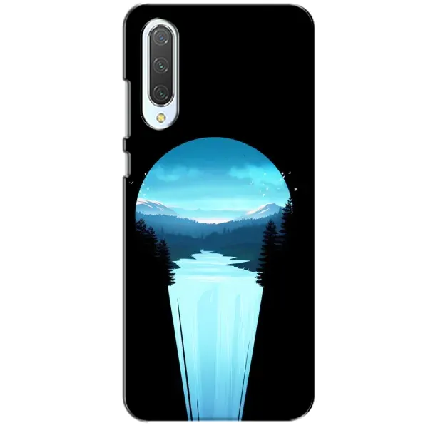 Чехол с рисунком «Синий Водопад» для Xiaomi CC9 Чехол с рисунком «Синий Водопад» для Xiaomi CC9