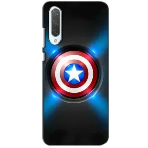Чехол с Щитом Капитана Америки на Xiaomi CC9 (Яркий Щит Капитана)