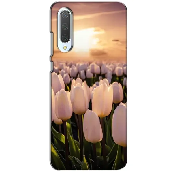 Чехол с рисунком «Закат с цветами» для Xiaomi CC9 Чехол с рисунком «Закат с цветами» для Xiaomi CC9