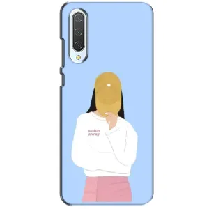 Силиконовый Чехол на Xiaomi CC9 с картинкой Стильных Девушек (Желтая кепка)