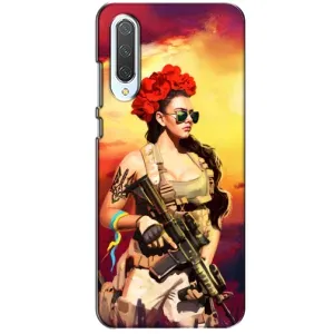 ЗСУ Чехлы (TPU) для Xiaomi CC9 (Женщина солдат)