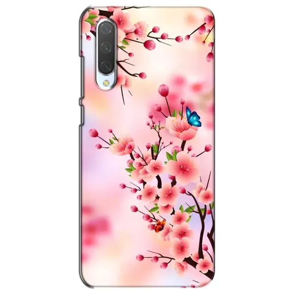 Чохол з малюнком «Метелики на сакурі» для Xiaomi Mi CC9e Чохол з малюнком «Метелики на сакурі» для Xiaomi Mi CC9e