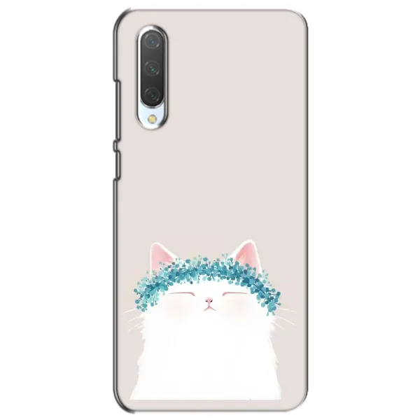 Чехол с рисунком «Белый котик» для Xiaomi Mi CC9e Чехол с рисунком «Белый котик» для Xiaomi Mi CC9e