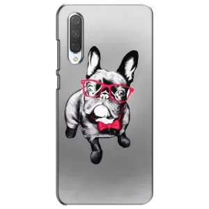 Чехол (ТПУ) Милые собачки для Xiaomi Mi CC9e (Бульдог в очках)