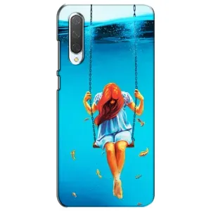 Чехол Стильные девушки на Xiaomi Mi CC9e (Девушка на качели)