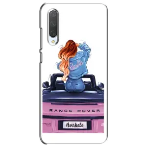 Силиконовый Чехол на Xiaomi Mi CC9e с картинкой Стильных Девушек (Девушка на машине)