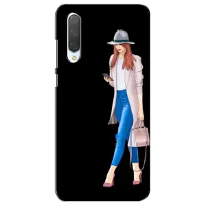Чехол с картинкой Модные Девчонки Xiaomi Mi CC9e (Девушка со смартфоном)
