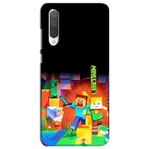 Чехлы для Xiaomi Mi CC9e (Персонажи Майн Крафт) (Герой Майнкрафт)
