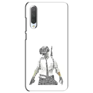 Силиконовый чехол с картинкой "Герой Pubg" на Xiaomi Mi CC9e (Из букв)
