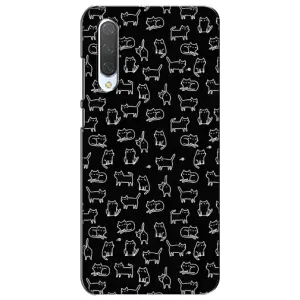 Чохол на тематику: Коти для Xiaomi Mi CC9e (Котики на чорному)