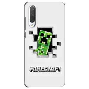 Чехлы для Xiaomi Mi CC9e (Персонажи Майн Крафт) (Крипер)