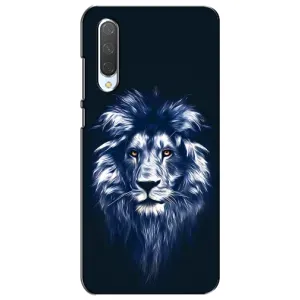 Чехол с картинкой на Xiaomi Mi CC9e (Лев - синий)