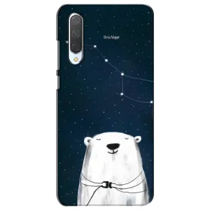 Силиконовый бампер с картинкой животных для Xiaomi Mi CC9e (Медведица)