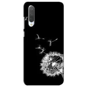 Силиконовый Чехол с одуванчиками на Xiaomi Mi CC9e (Одуванчик на чёрном)