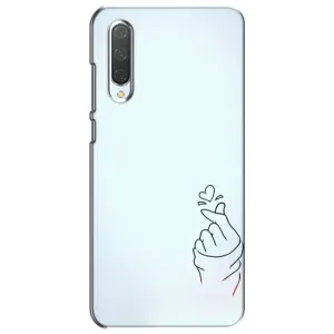 Чохол (Знак сердечка) для Xiaomi Mi CC9e (Сердечко на блакитному)