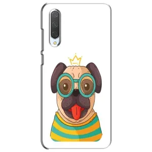Бампер для Xiaomi Mi CC9e с картинкой "Песики" (Собака Король)