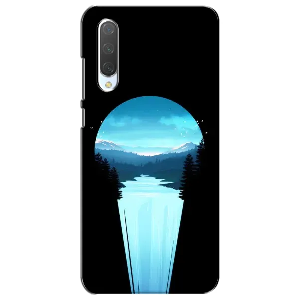Чехол с рисунком «Синий Водопад» для Xiaomi Mi CC9e