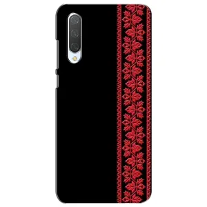 Силиконовый Чехол на Xiaomi Mi CC9e с картинкой Вышиванки (Вышиванка на черном)