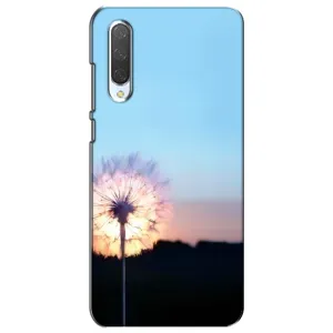 Силиконовый Чехол с одуванчиками на Xiaomi Mi CC9e (Закат с одуванчиком)