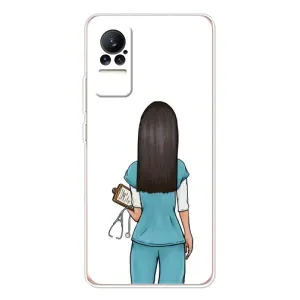 Силиконовый бампер (Работники) на Xiaomi Civi 1S (Доктор)