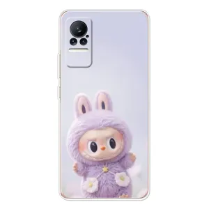 Чехол с принтом Лабубу для Xiaomi Civi 1S (Фиолетовый Лабубу)
