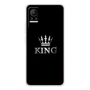 Чехол (Корона на чёрном фоне) для Сиви 1С (KING)