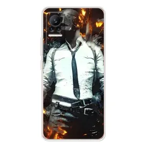 Чохол з картинкою "Герой Pubg" на Xiaomi Civi 1S (Man Пубг)