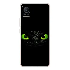 Чехол дракон Беззубик для Xiaomi Civi 1S (Глаза Беззубика)