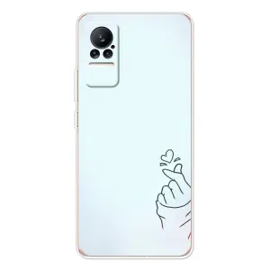 Чехлы (Знак сердечка) на Xiaomi Civi 1S (Сердце на голубом)