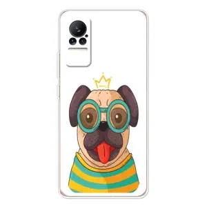 Бампер для Xiaomi Civi 1S с картинкой "Песики" (Собака Король)