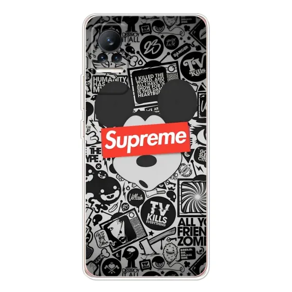 Чехол с рисунком «Supreme Маус» для Xiaomi Civi 1S Чехол с рисунком «Supreme Маус» для Xiaomi Civi 1S