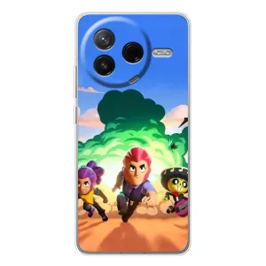 Силіконовый Чохол на Xiaomi Civi 4Pro з картинкою Brawl Stars (Бравел Старс)