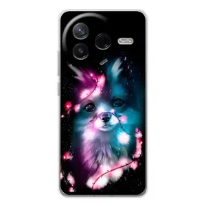 Чохол з Лисичкою для Xiaomi Civi 4Pro (Чорна лисиця)