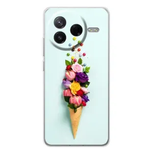Чехлы с тематикой "ЦВЕТЫ" на Xiaomi Civi 4Pro (Цветок-мороженное)