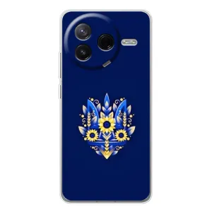 Чехол Укр Символика для Xiaomi Civi 4Pro (Цветущий Герб)