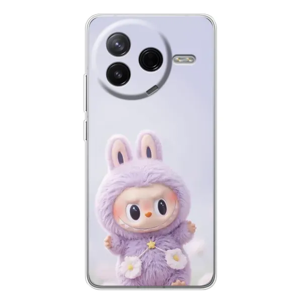 Чехол с рисунком «Фиолетовый Лабубу» для Xiaomi Civi 4Pro Чехол с рисунком «Фиолетовый Лабубу» для Xiaomi Civi 4Pro