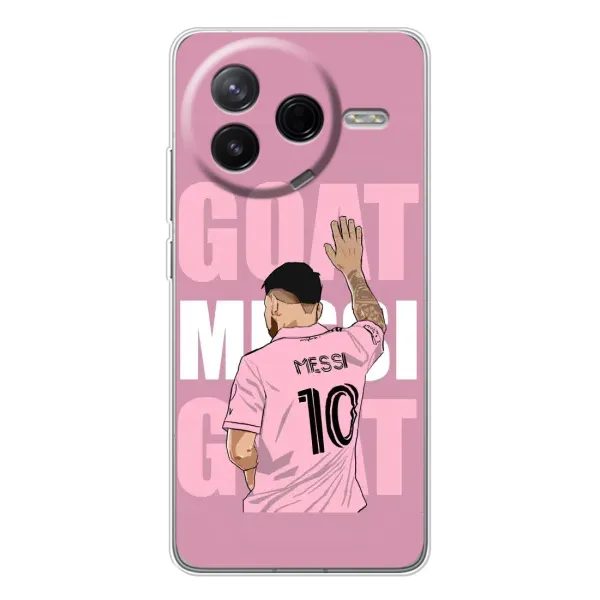 Чехол с рисунком «GOAT MESSI» для Xiaomi Civi 4Pro Чехол с рисунком «GOAT MESSI» для Xiaomi Civi 4Pro