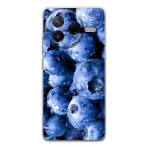 Чехол с изображением вкусной еды для Xiaomi Civi 4Pro (Голубика)